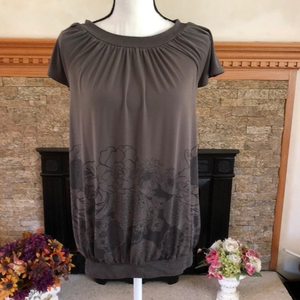 The Limited XS Banded Bottom Top-‎ Olive Green